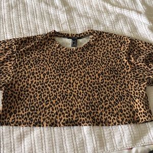Leapord crop top